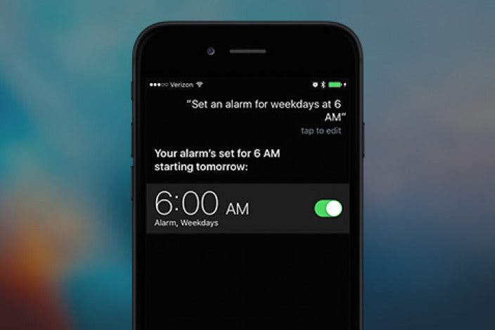 How To Tell Siri to Set an Alarm on Weekdays Only