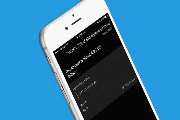 How to Calculate Your Tip with Siri