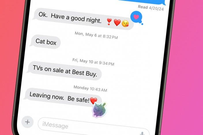 How to Respond to a Text with a Sticker on iMessage
