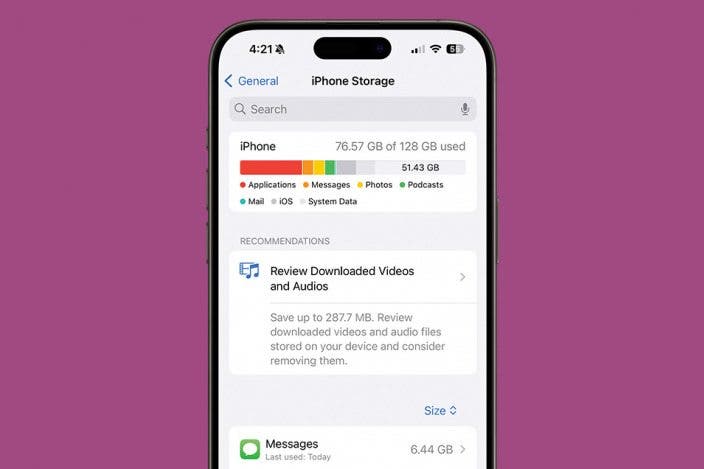 Organize Your iPhone’s Storage & Battery