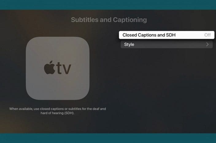 How to Turn On Subtitles on Apple TV