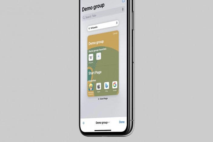 How to Customize Safari Start Pages for Each Tab Group