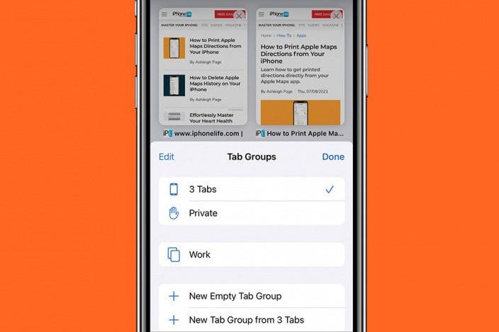 How to Create Safari Tab Groups on iPhone