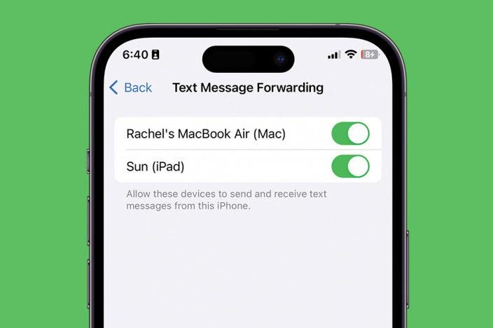 How to Automatically Forward Text Messages to Another Phone