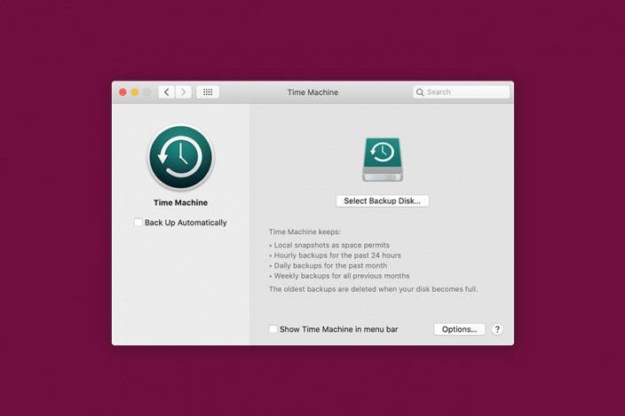 How to Back Up a Mac with Time Machine