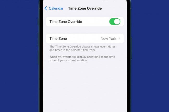 Keep Your Calendar Time Zone Consistent