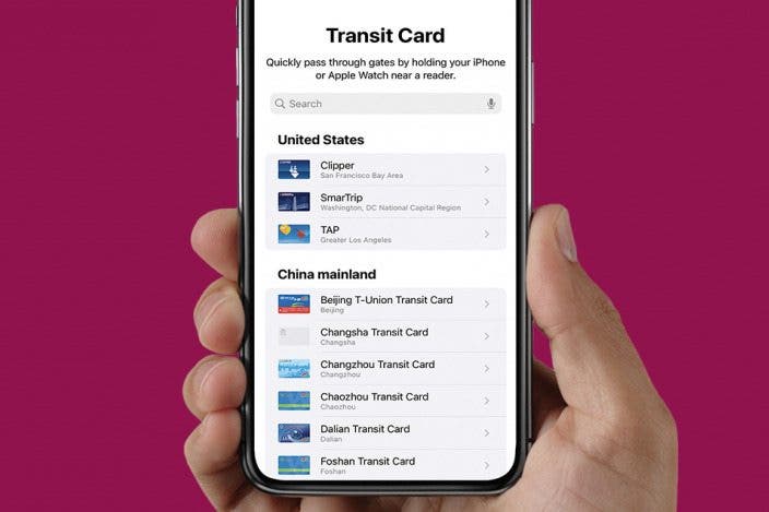 How to Add Transit Cards to Your Wallet on iPhone