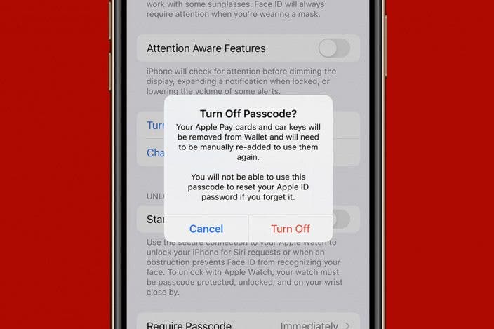 How to Turn Off Passcode on iPhone