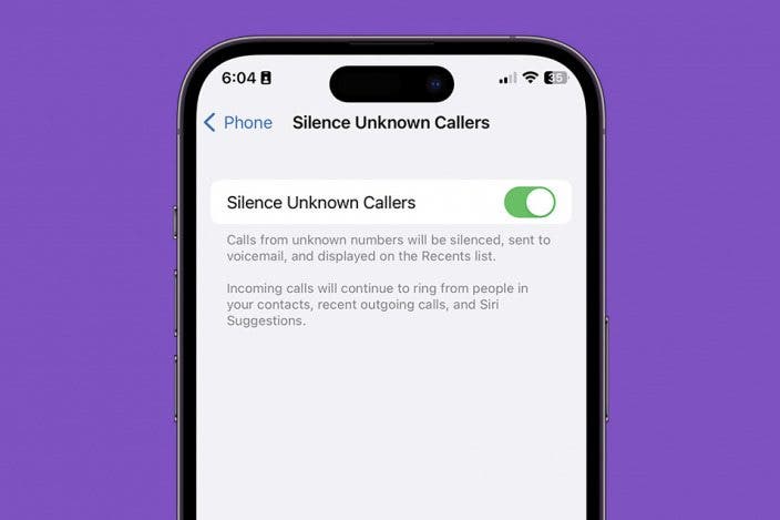 How to Silence Unknown Callers without Blocking Them