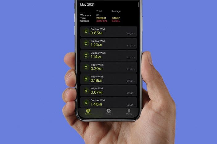 How to See Apple Watch Workouts in the Fitness App on iPhone