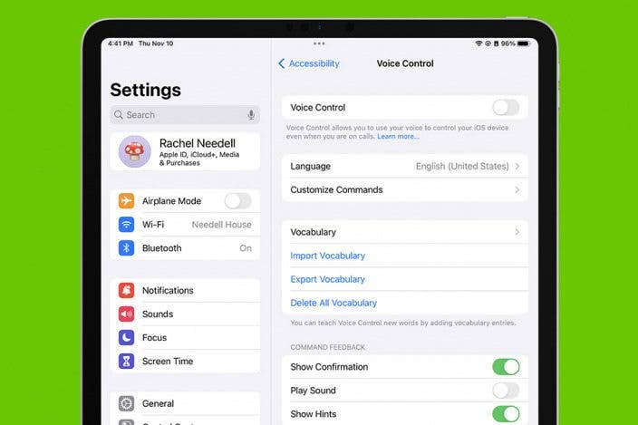 How to Turn Off Voice Control on iPad