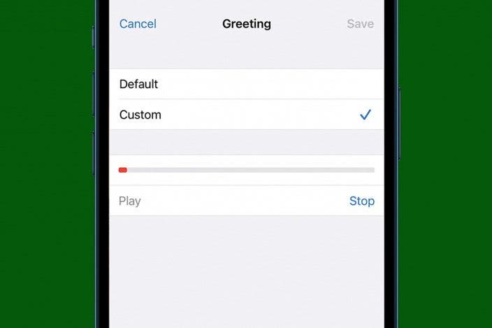 How to Change Voicemail Greeting on iPhone