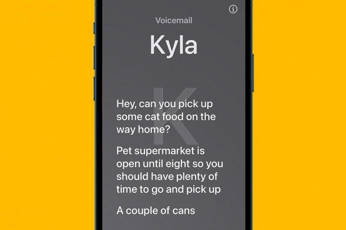 See Real-Time Transcriptions of Voicemails