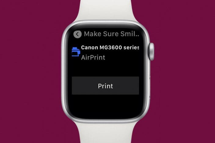 How to Print from Apple Watch