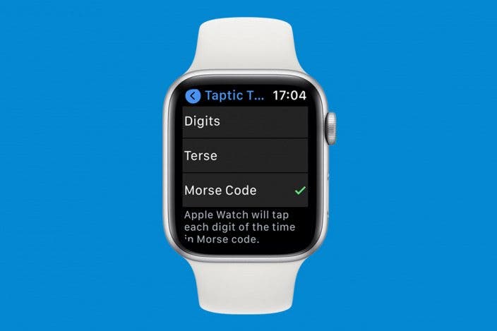 How to Make Your Apple Watch Speak Time or Tap It in Morse Code