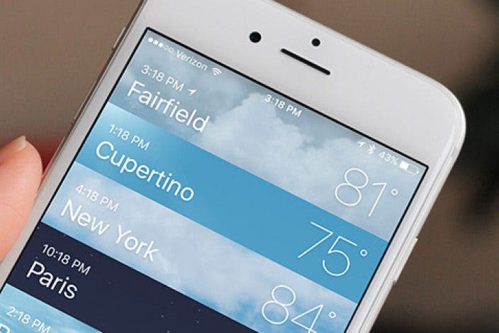 How to Add and Delete Locations in the Weather app on iPhone