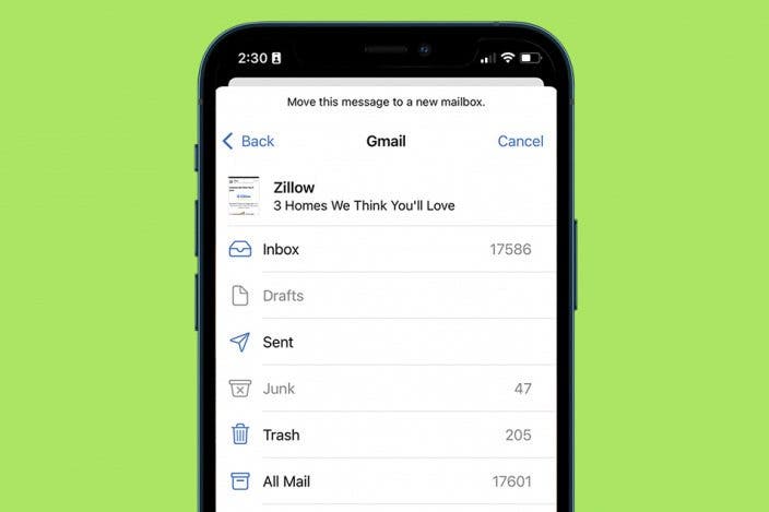 How to White List Senders in Mail App on iPhone