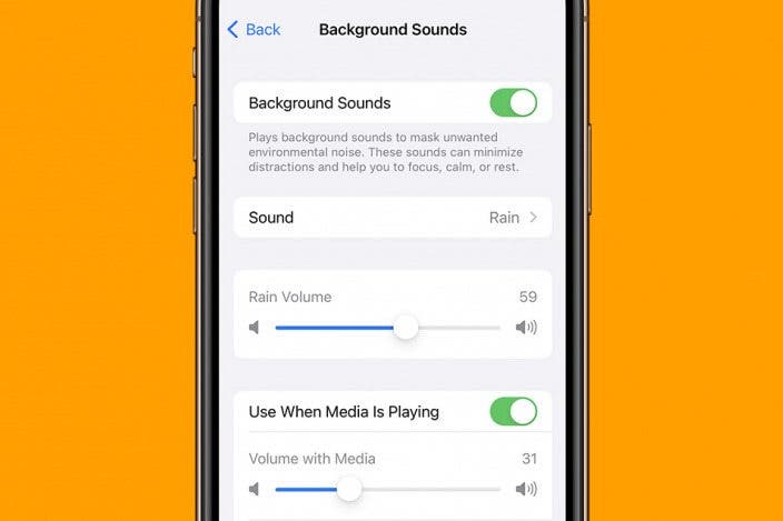 How to Use the iPhone’s White Noise Machine