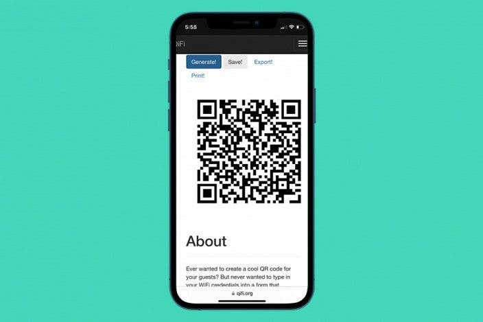 How to Create a Scannable Wi-Fi Password