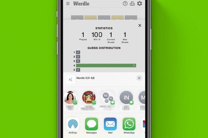 How to Share Wordle Results from Your iPhone & iPad