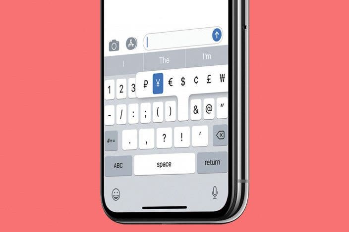 Currency Symbols: How to Type the Yen Symbol on Your iPhone