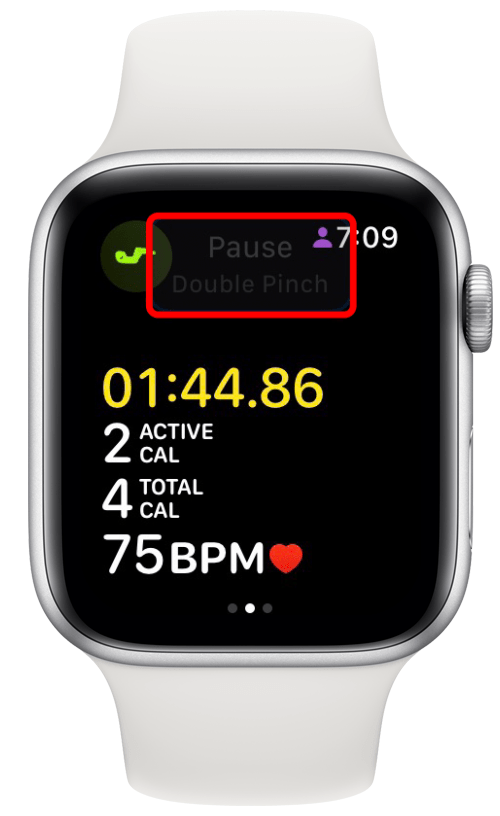 apple watch pauses workout