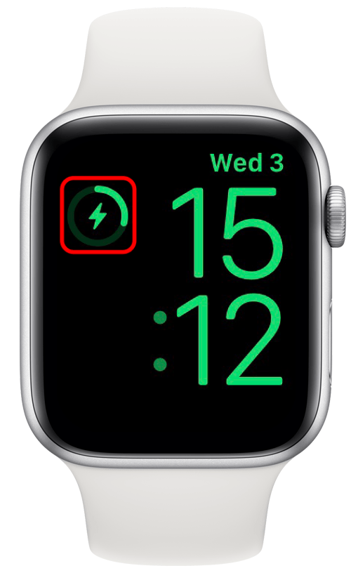 Apple Watch battery under 50 percent