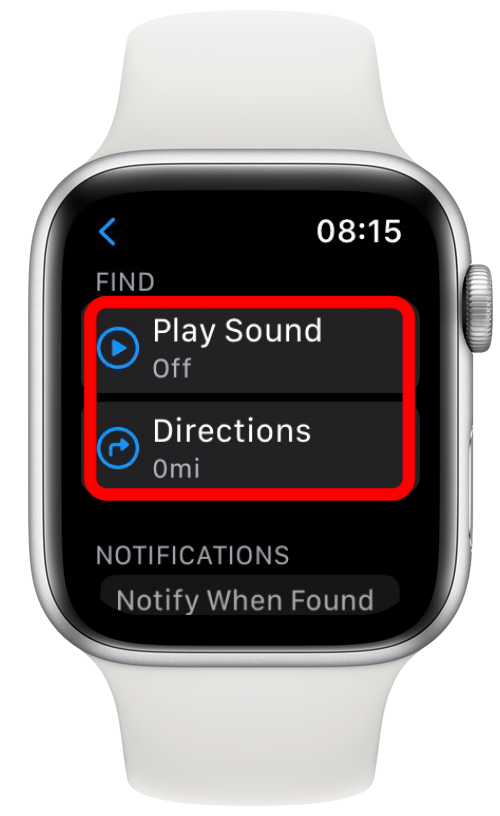 Either use Play Sound or Directions to find your AirTag.