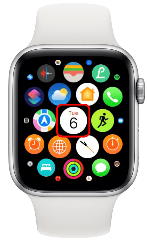 apple watch calendar app