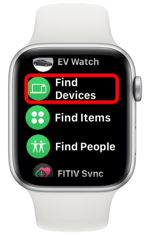 Tap Find Devices. 