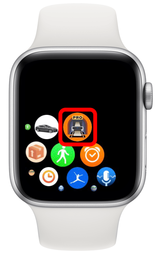 On your Apple Watch, open PrintCentral Pro app.