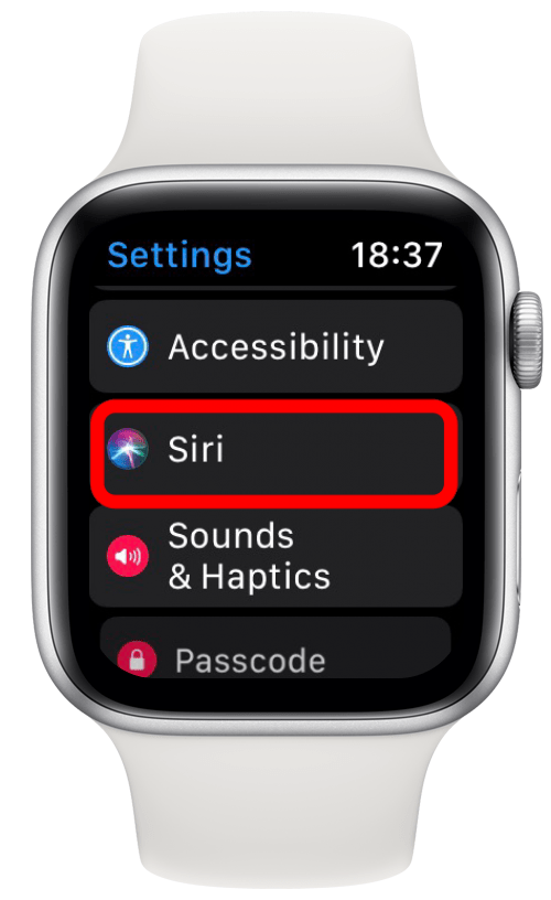 Turn off siri sale on apple watch