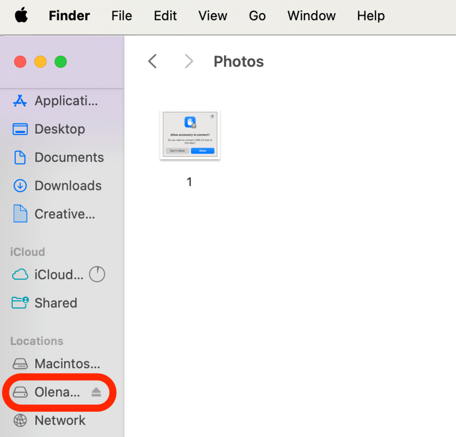 Make sure it is connected and showing up in your Finder.