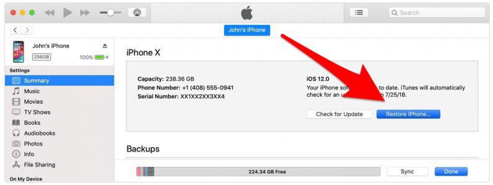 how to reset iphone and ipad with itunes