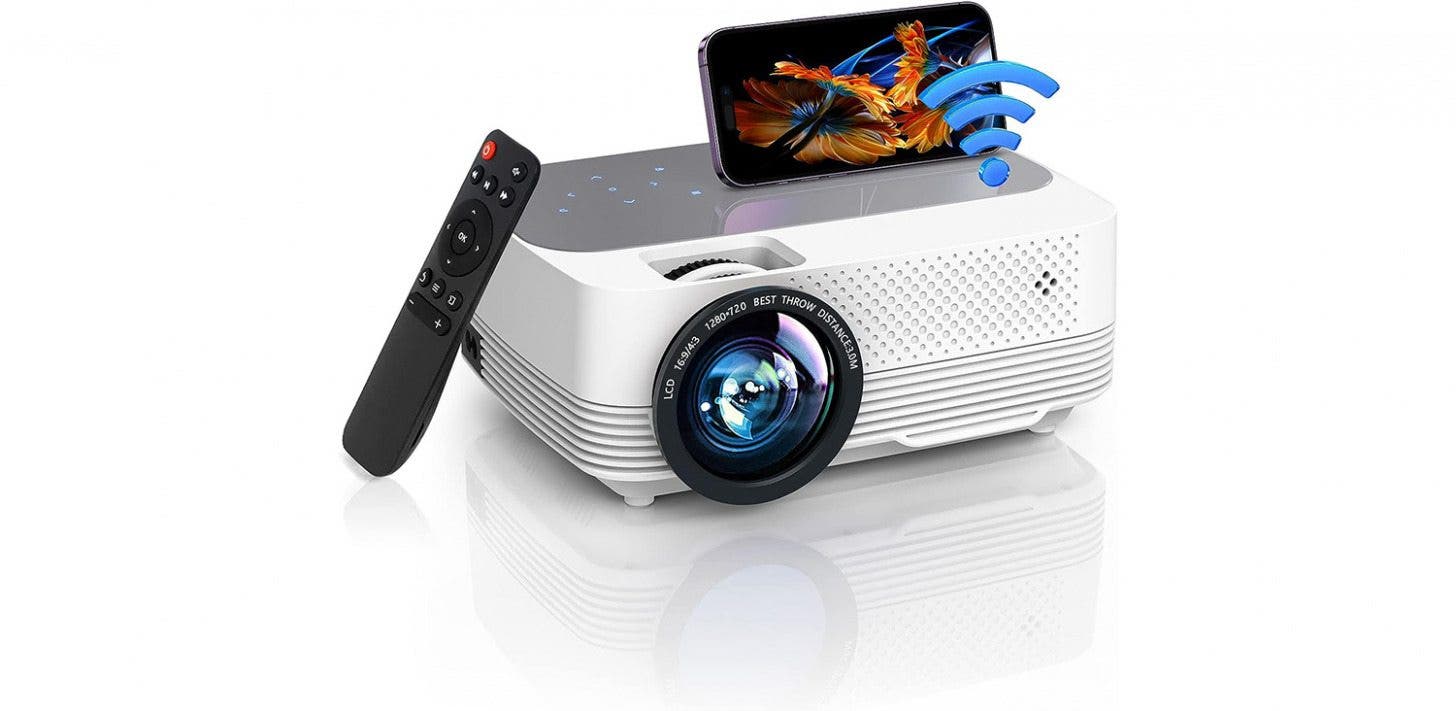 Wi-Fi Mini Projector for iPhone ($79.99)