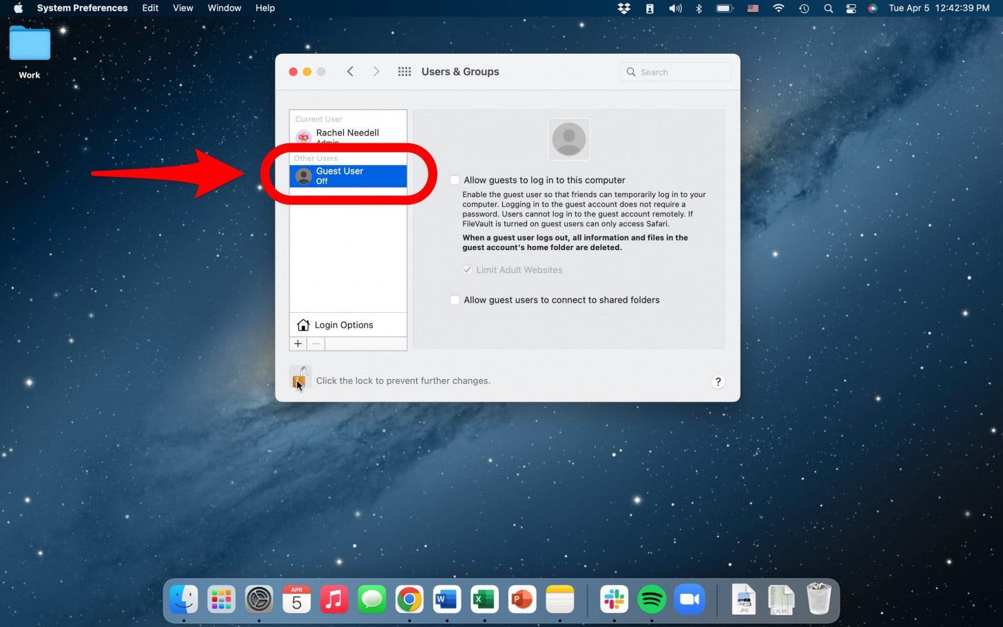 add guest user to mac