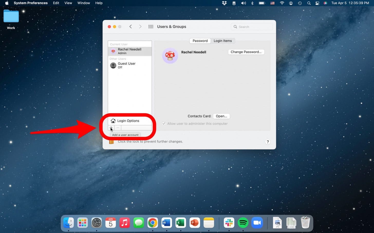 add new user to mac