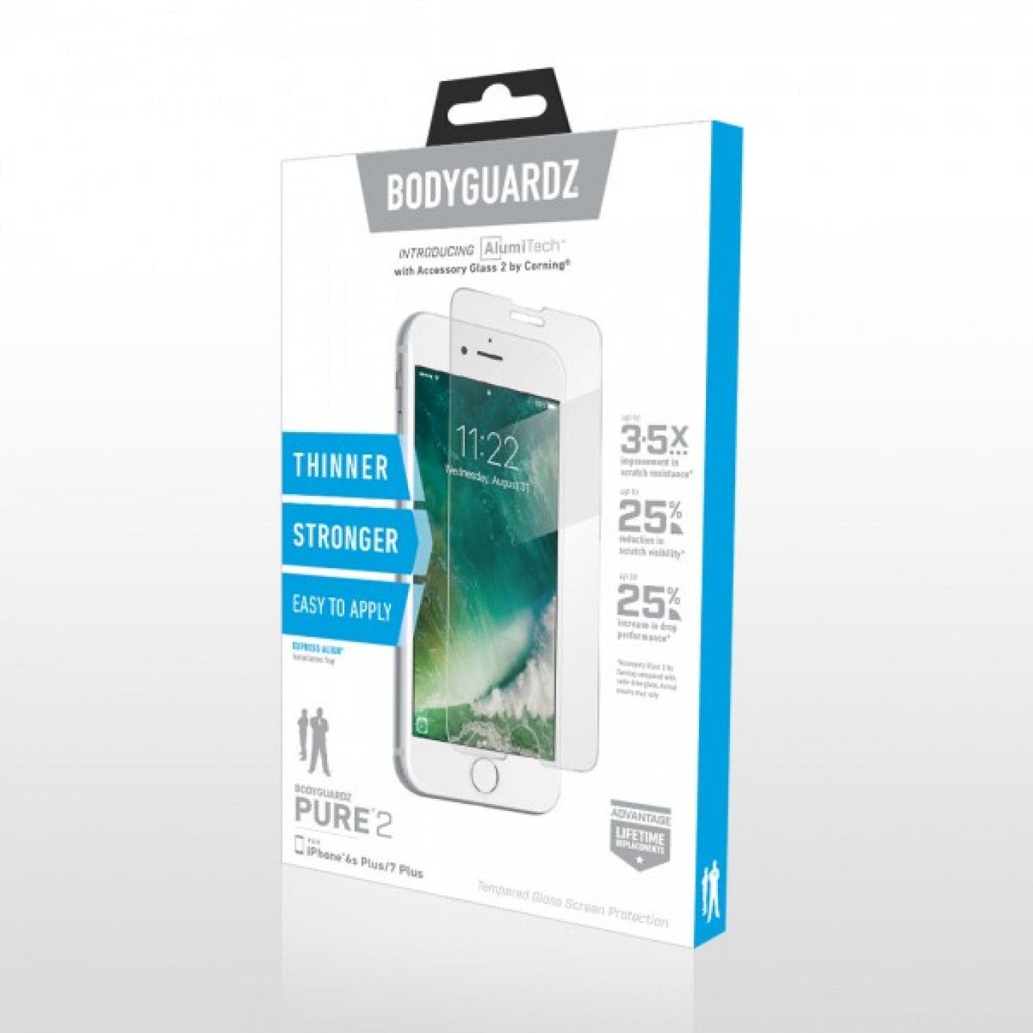 bodyguardz pure 2 tempered glass screen protector