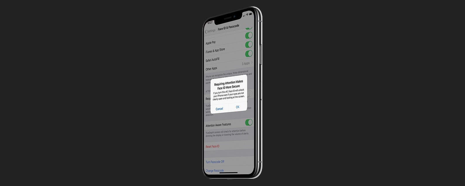 Speed Up Face ID By Disabling Attention Awareness on iPhone iOS 17