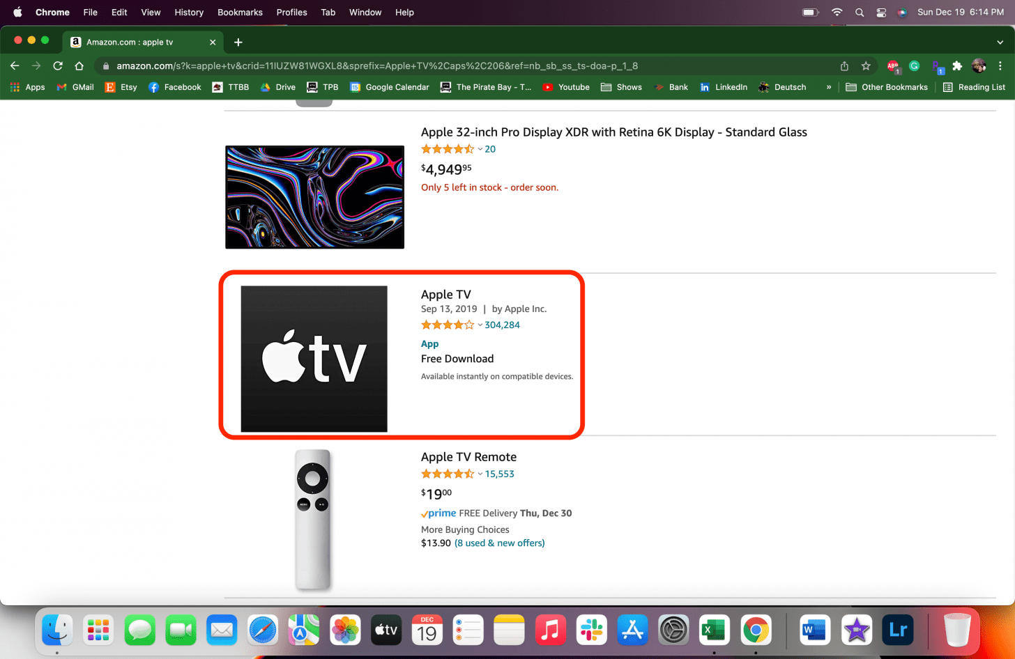 Select the Apple TV app - amazon fire stick airplay free