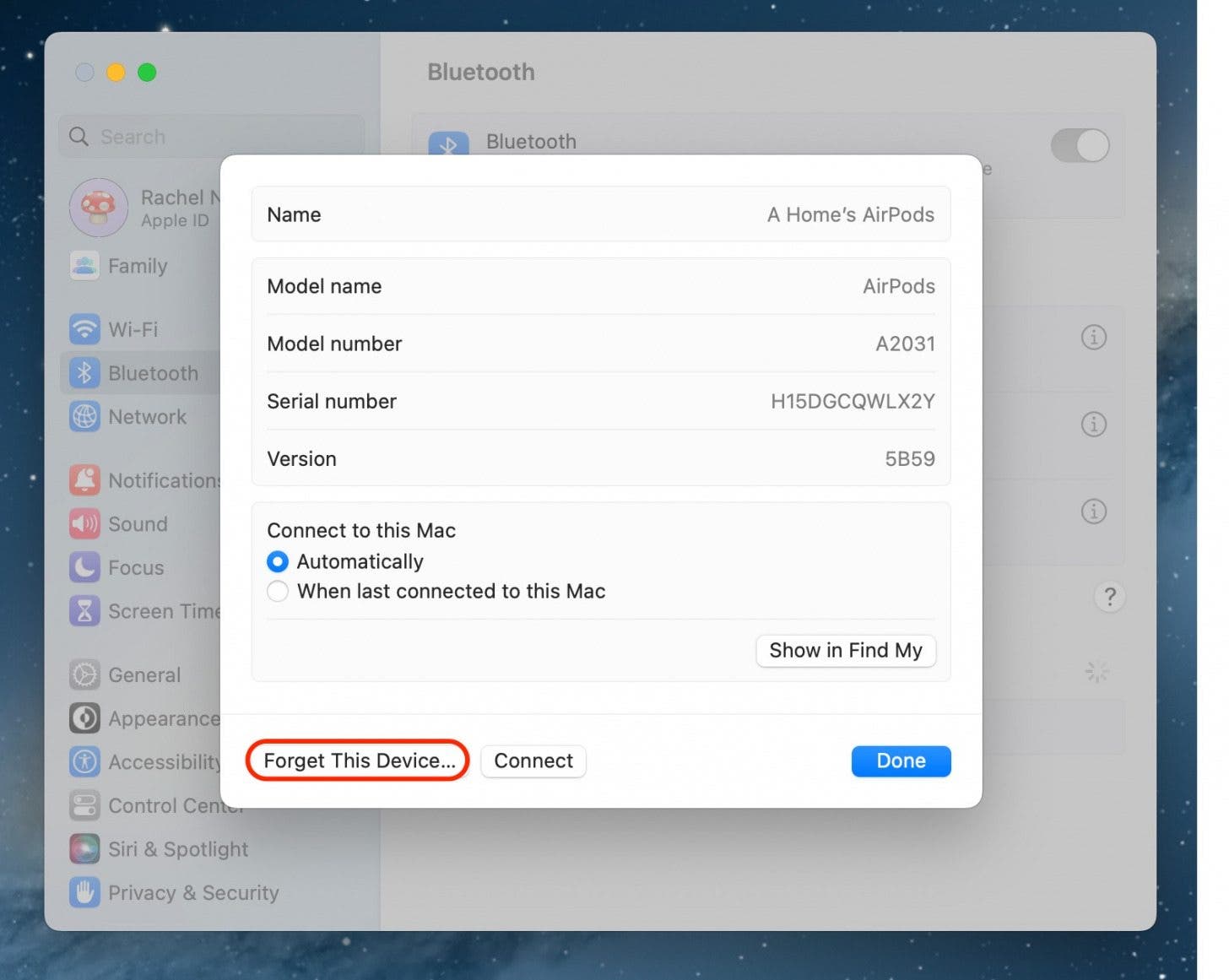 how to reset bluetooth on mac