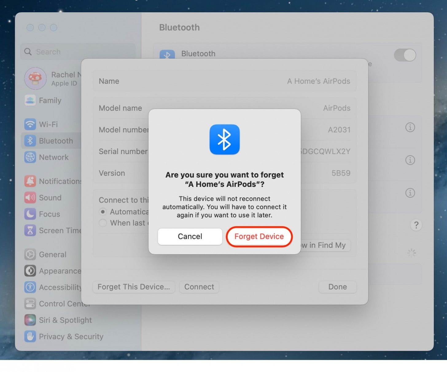 how to reset bluetooth on mac