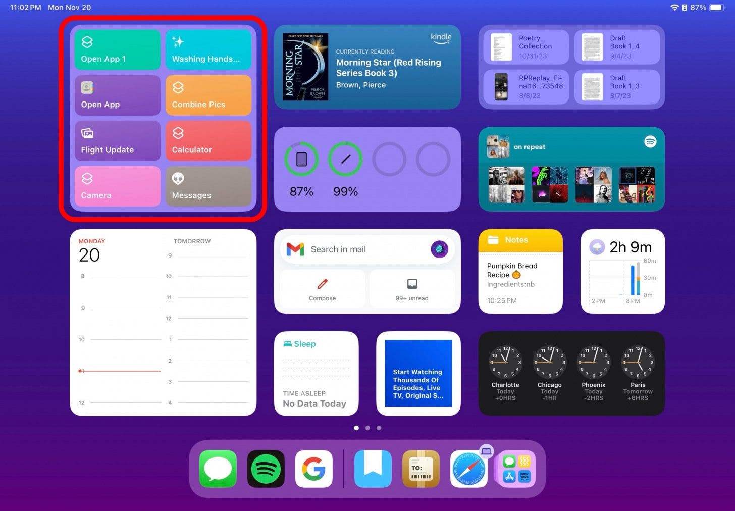 best widgets for ipad