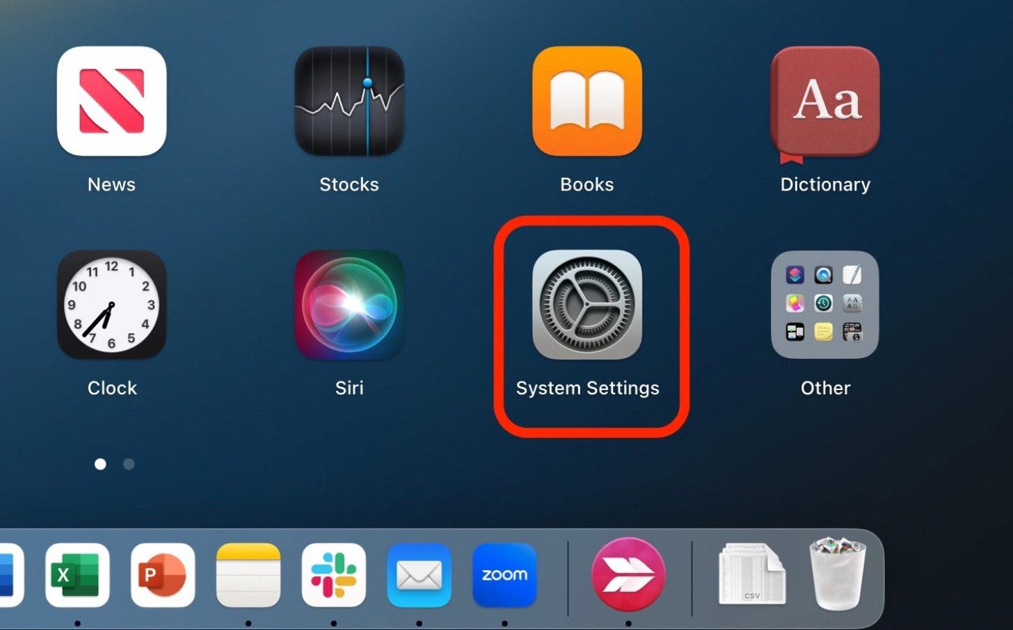 On your Mac, open System Settings.