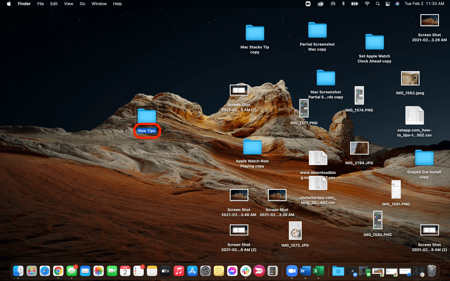 how to make a folder in mac dock