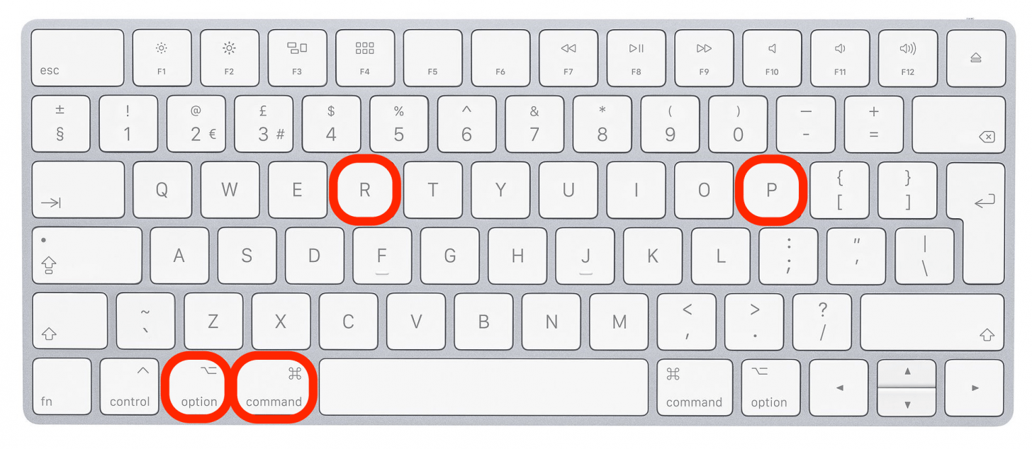 computer reset shortcut key