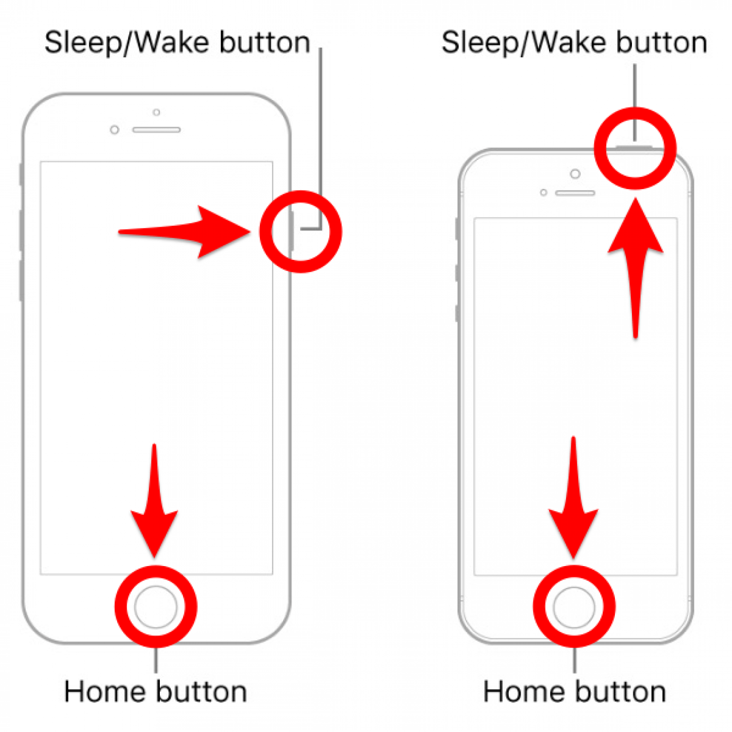 Press the Home button and the Sleep/Wake button simultaneously - cant power off iphone