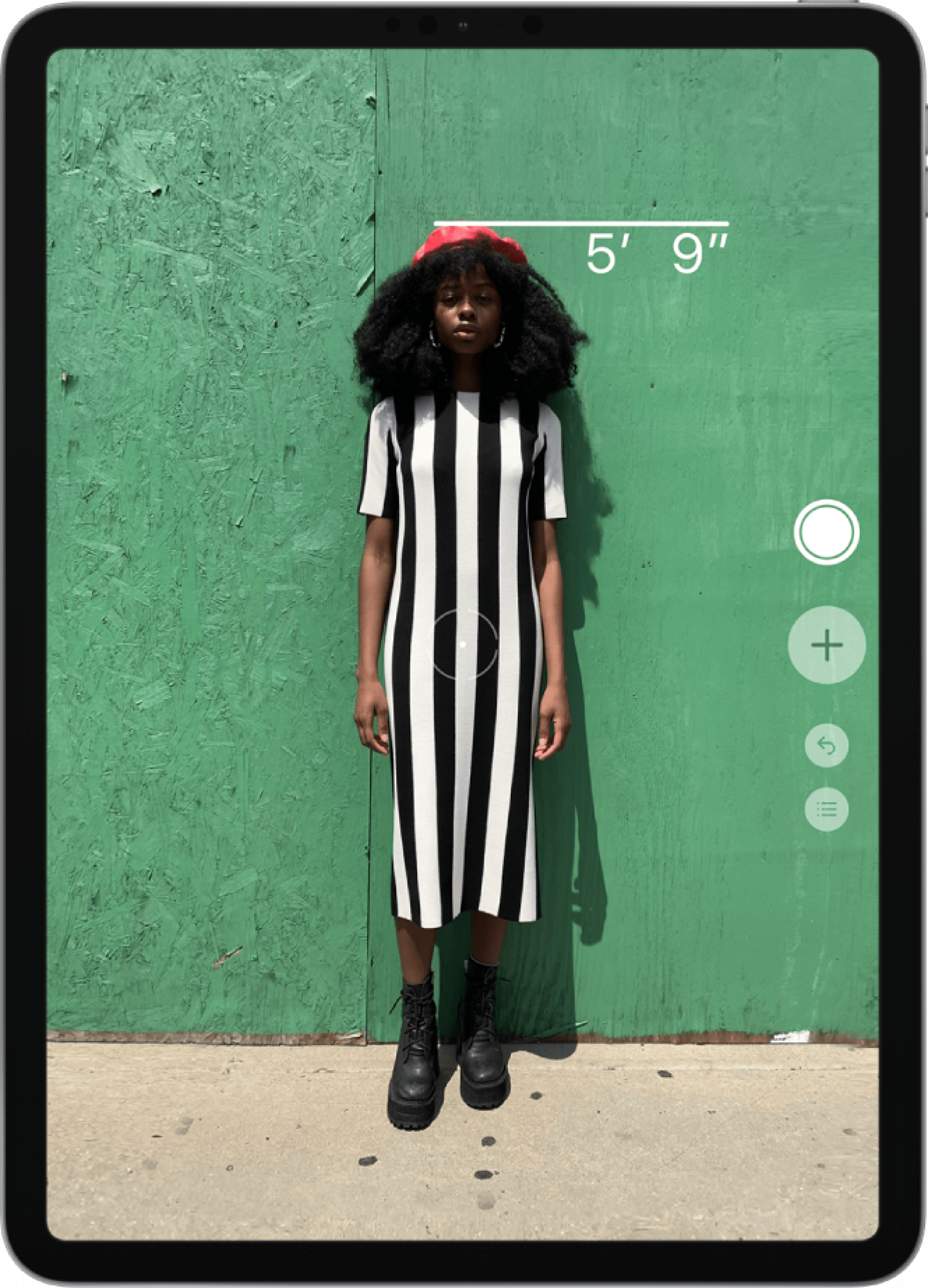 height measurement in the measure app