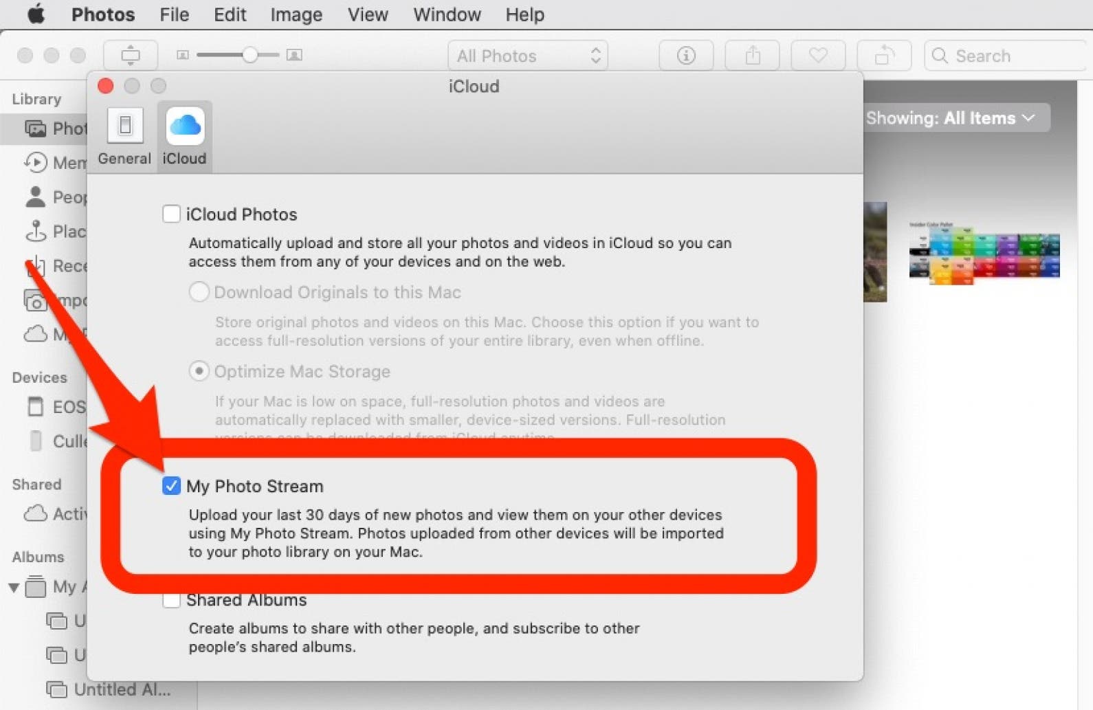 how to export photos from mac to cloud