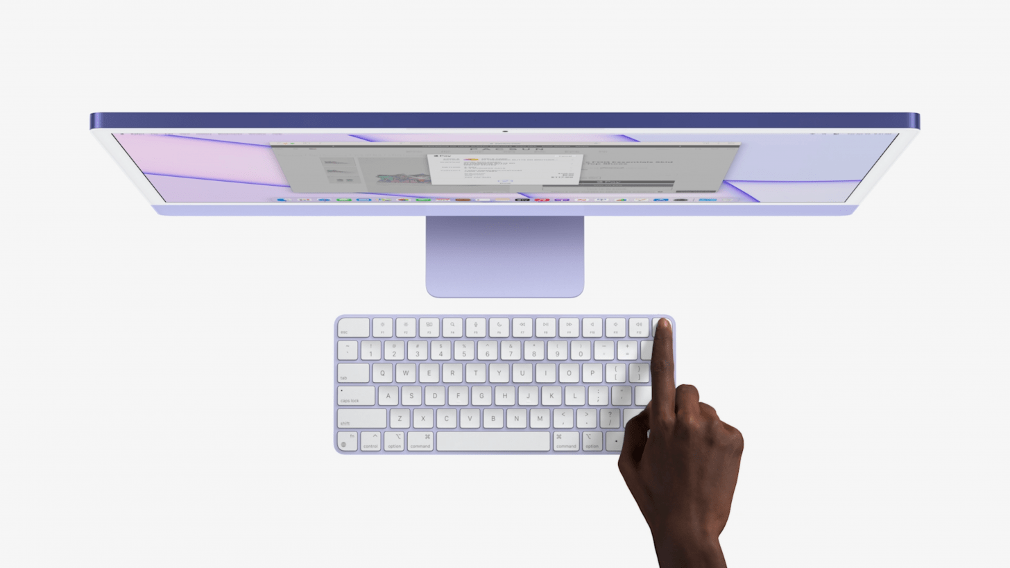 New iMac with Touch ID Magic Keyboard